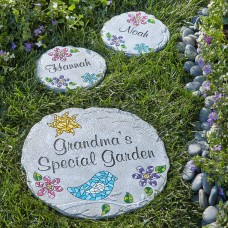 Personalized Mosaic Garden Stepping Stone, Available in 2 Sizes   555403472